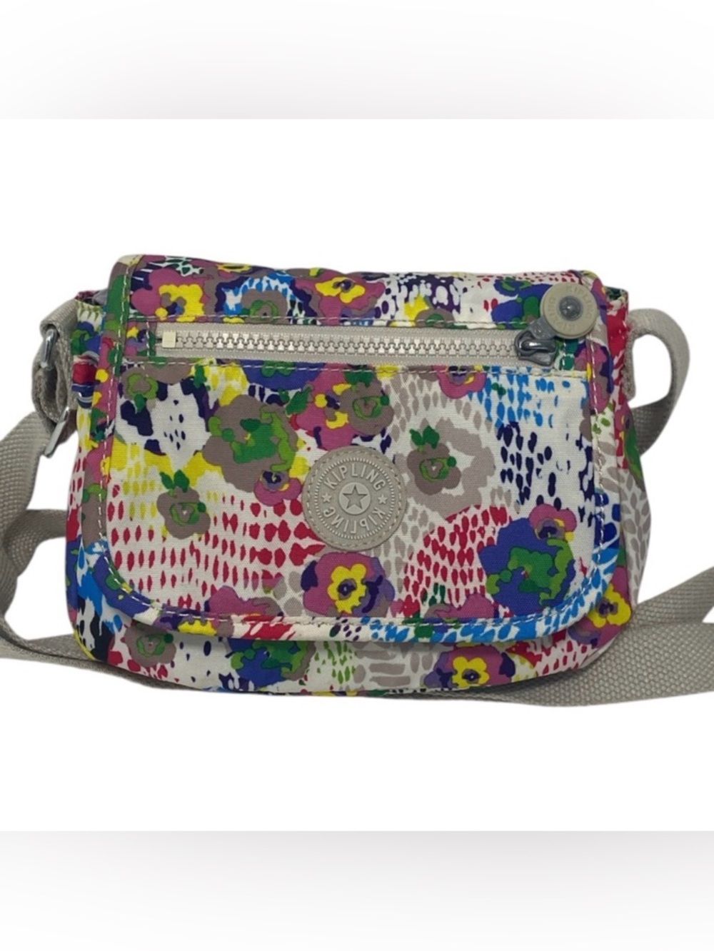 Kipling Sabian Floral Multicolor Mini Crossbody Bag - NWOT